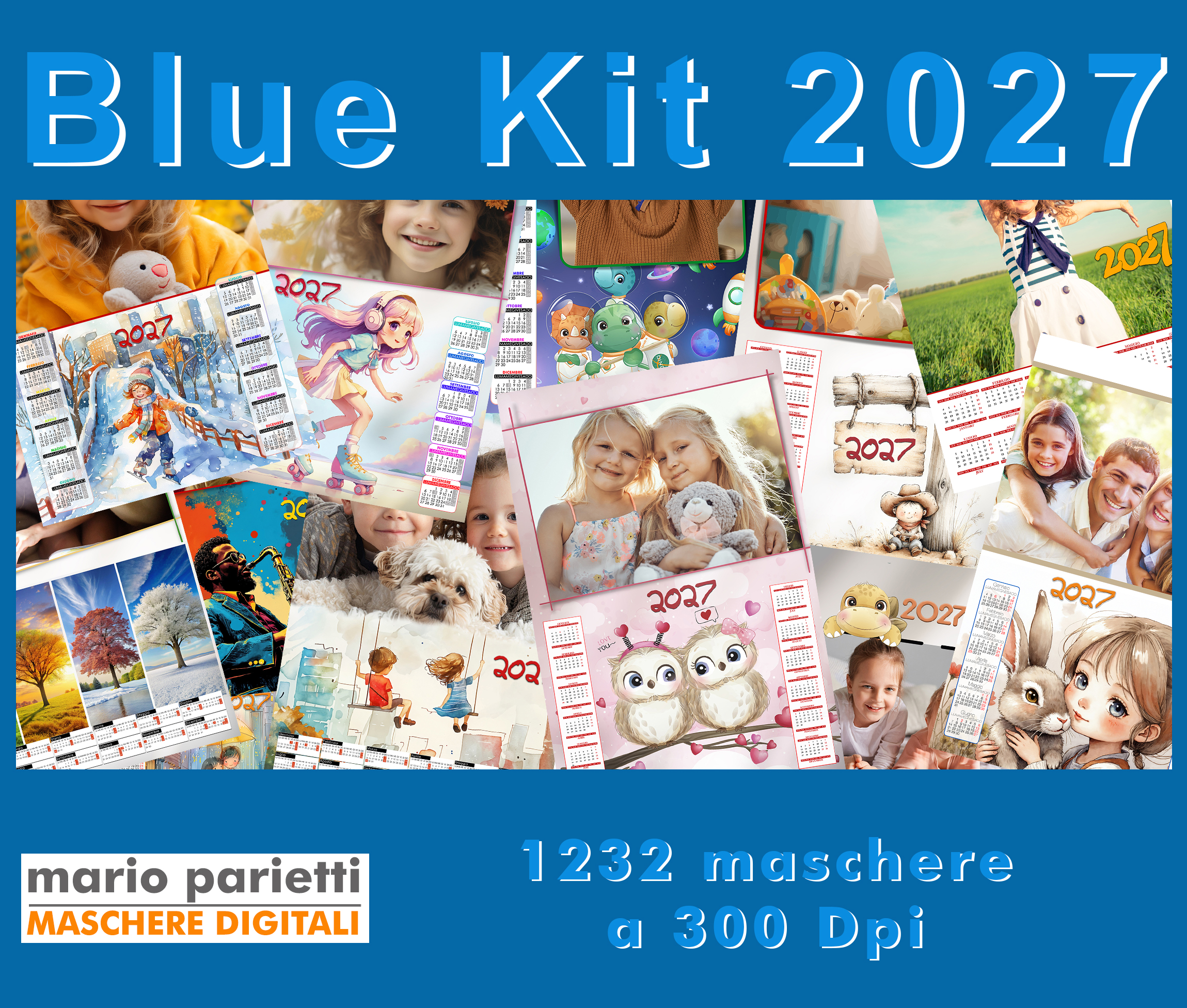 Calendari 2027 Blue kit
