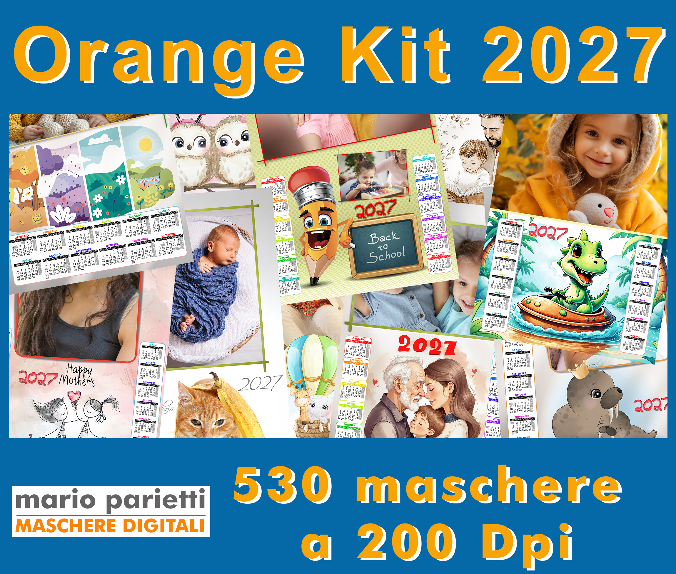 Calendari 2027 Orange kit